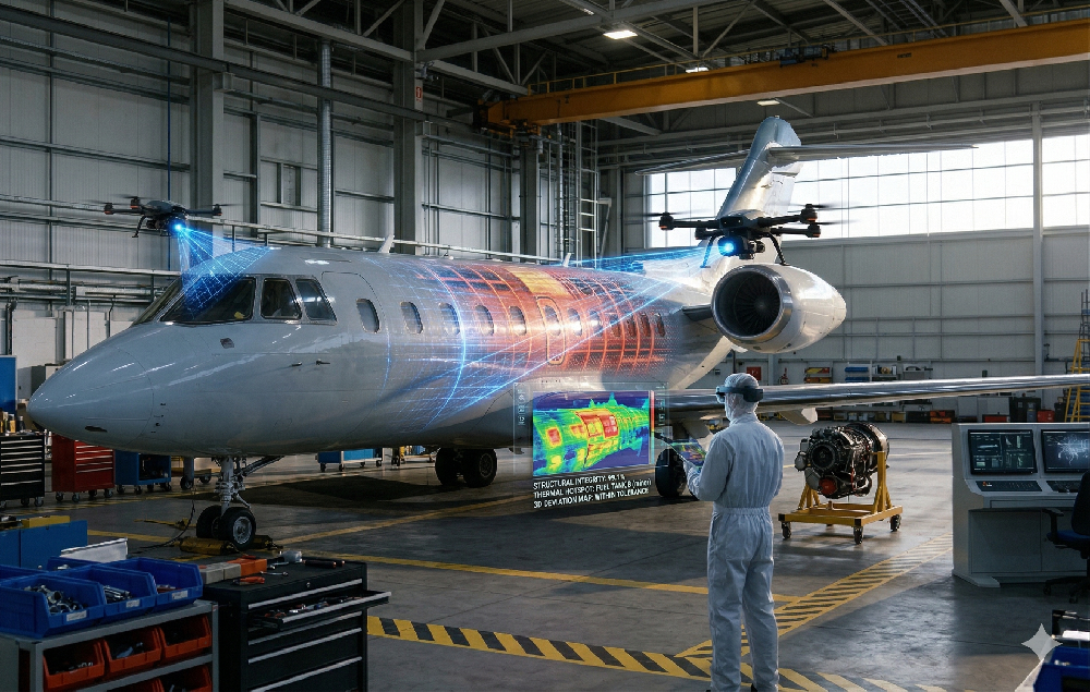 Unmanned Intelligent Aircraft Inspection Platform